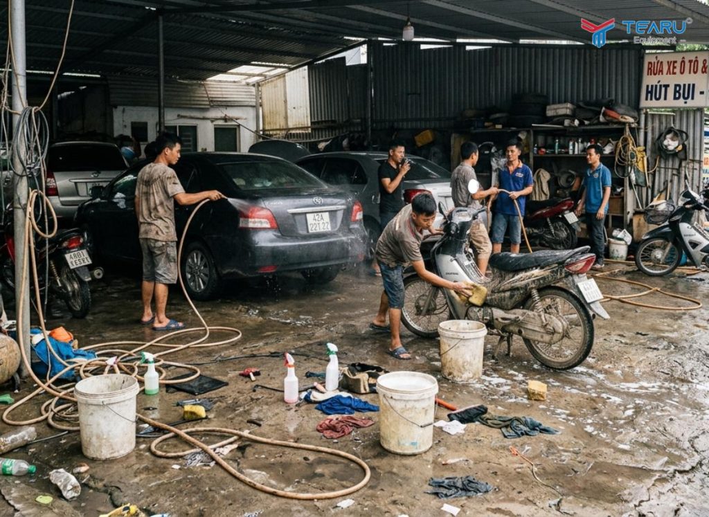 Những Lỗi Kỹ Thuật Nhân Viên Rửa Xe Thường Mắc Phải 1 Những Lỗi Kỹ Thuật Nhân Viên Rửa Xe Thường Mắc Phải