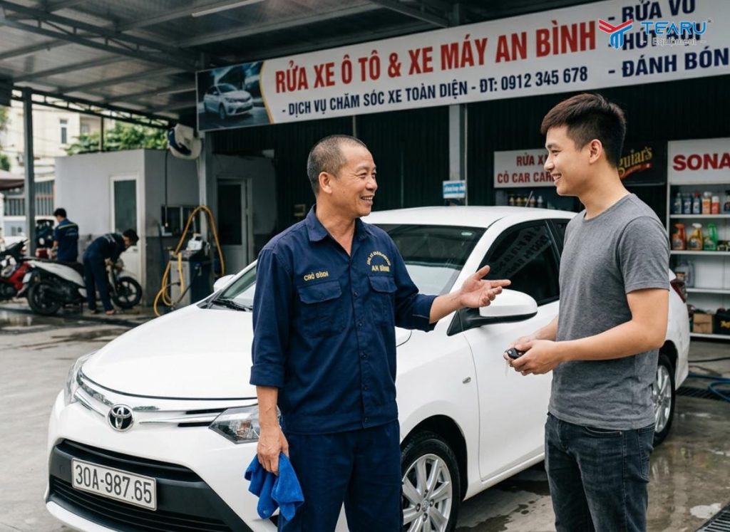 Có Nên Mở Tiệm Rửa Xe Nhượng Quyền? Ưu Nhược Điểm Chủ Đầu Tư Cần Biết 4 Mặc dù nhượng quyền nhưng chất lượng dịch vụ vẫn là yếu tố cốt lõi để khách hàng quay lại tiệm của bạn