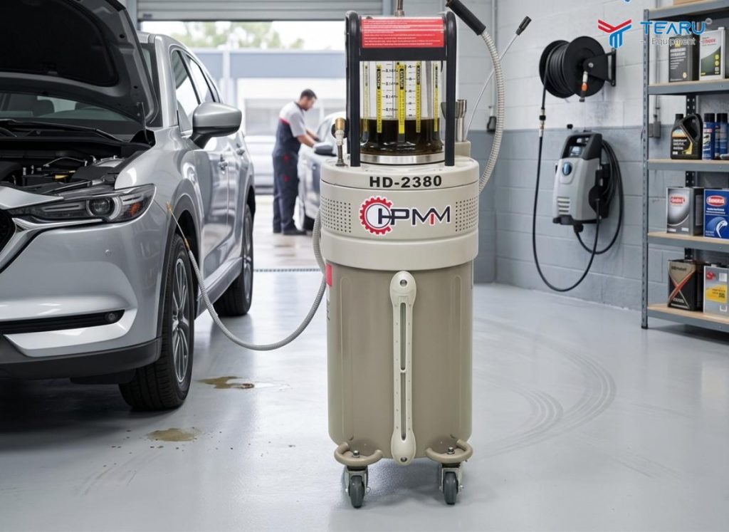 Thay Dầu Xe Ô Tô Bằng Máy Hút Nhớt Hay Xả Đáy? Nên Chọn Cách Nào Tốt Nhất? 4 Mua máy hút nhớt chính hãng tại Tearu Công suất mạnh, hút sạch dầu nhanh chóng