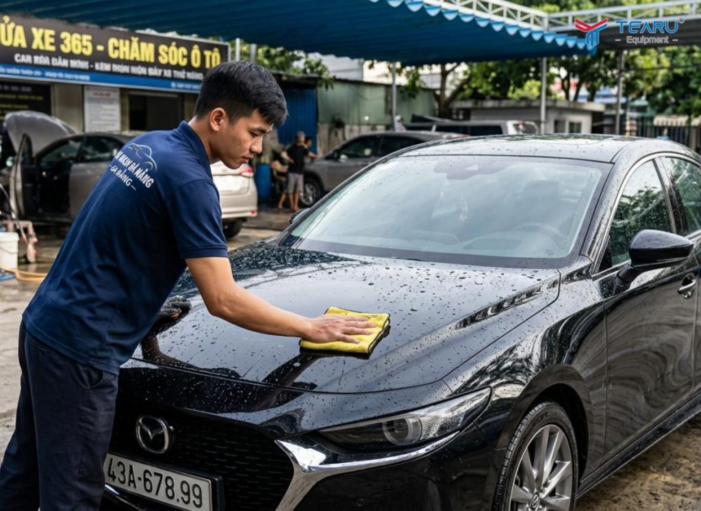 Bí Quyết Làm Khô Xe Nhanh Chóng Không Để Lại Vệt Nước Trên Sơn Xe 1 Bí Quyết Làm Khô Xe Nhanh Chóng Không Để Lại Vệt Nước Trên Sơn Xe