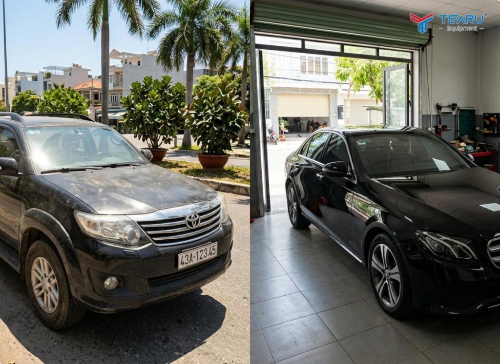 Bí Quyết Giữ Sơn Xe Luôn Bóng Đẹp Theo Thời Gian 3 Đậu xe trong nhà hoặc bóng râm giúp xe giữ được độ bóng như mới