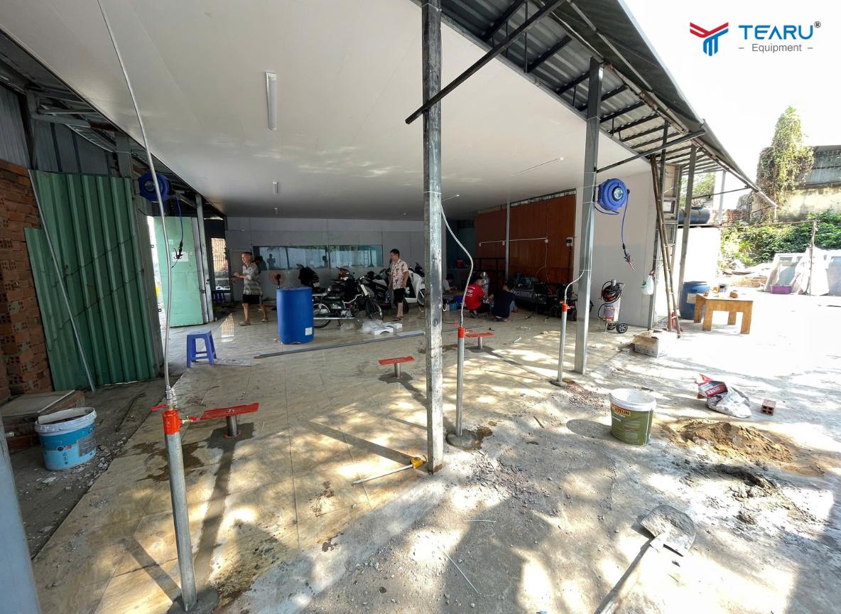Lắp Đặt Tiệm Rửa Xe Máy Trọn Gói Tại TP.HCM – Tearu Dẫn Đầu Giải Pháp