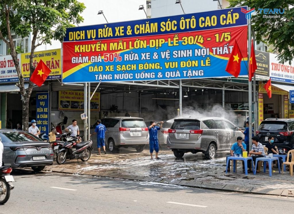 Chiến Lược Khuyến Mãi Tiệm Rửa Xe Dịp Lễ Giúp Tăng Doanh Thu Gấp 3 Lần 1 Chiến Lược Khuyến Mãi Tiệm Rửa Xe Dịp Lễ Giúp Tăng Doanh Thu Gấp 3 Lần