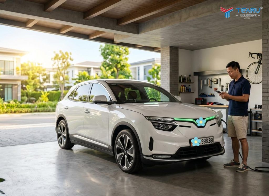 Cách Hạn Chế Tình Trạng Xe Ô Tô Điện Bị Nóng Pin Vào Mùa Hè 3 Sạc pin khi nhiệt độ đã ổn định