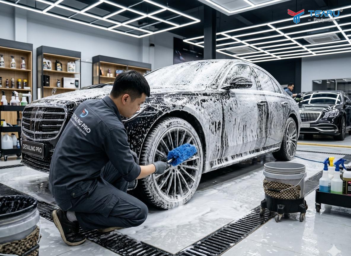 Thứ Tự Rửa Các Bộ Phận Trên Xe Ô Tô Đúng Cách Để Không Trầy Sơn