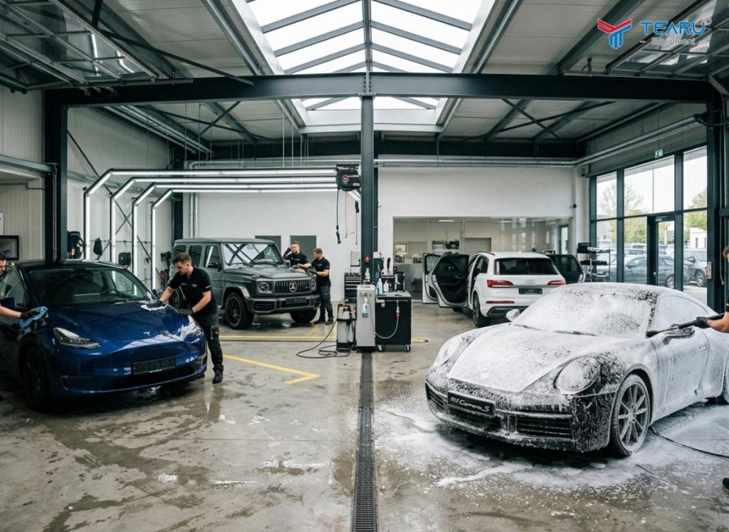 Mô Hình Tiệm Rửa Xe Kết Hợp Chăm Sóc Xe – Giải Pháp Kinh Doanh Đầy Tiềm Năng 2 Mô hình rửa kết hợp chăm sóc xe giúp tăng lợi nhuận hiệu quả