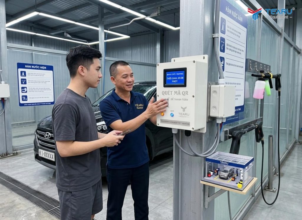 Quy Trình Vận Hành Tiệm Rửa Xe Tự Rửa Hiệu Quả Và Tiết Kiệm Chi Phí 4 Cần có bảng giá và hướng dẫn khách hàng sử dụng rõ ràng