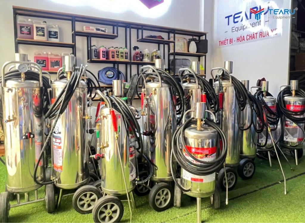 Mua Bình Phun Bọt Tuyết Tại Quảng Bình Ở Đâu Uy Tín, Giá Rẻ? 3 Công ty Tearu là đơn vị cung cấp độc quyền bình bọt tuyết thương hiệu Okazune