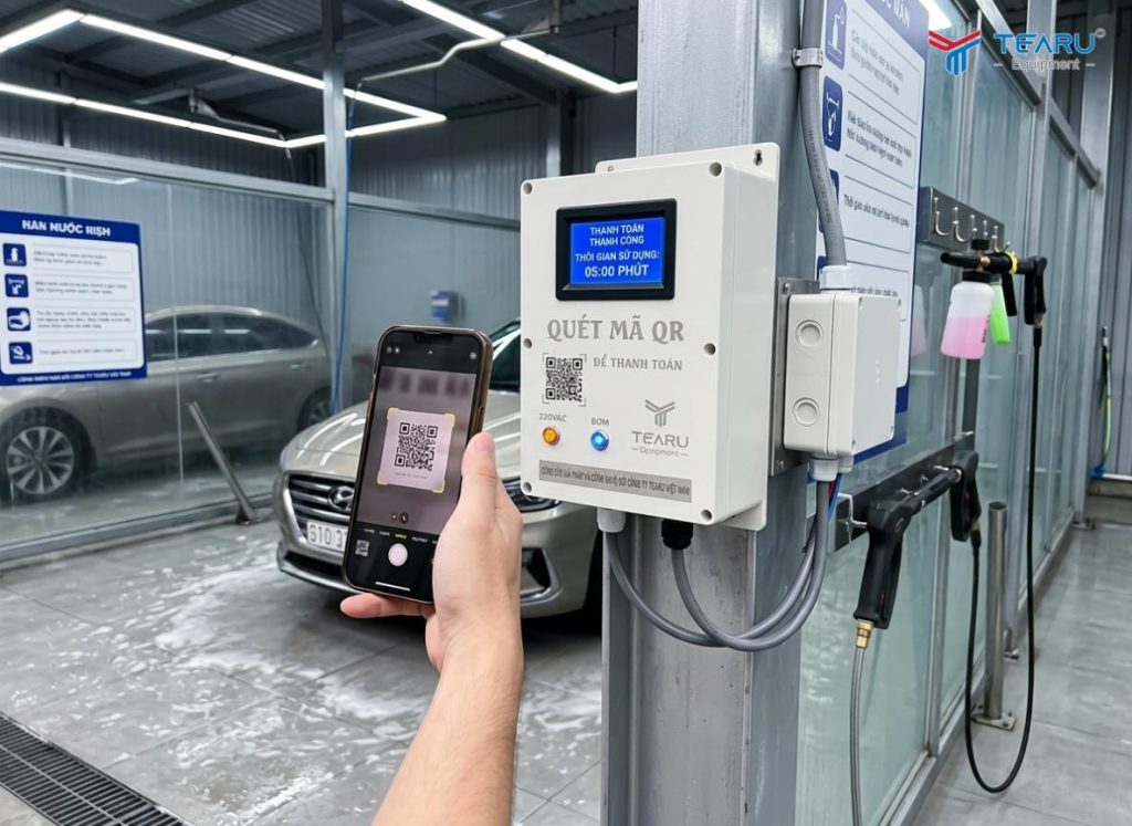 Quy Trình Vận Hành Tiệm Rửa Xe Tự Rửa Hiệu Quả Và Tiết Kiệm Chi Phí 3 Cần lắp đặt tụ điều khiển để vận hành tiệm rửa xe tư rửa