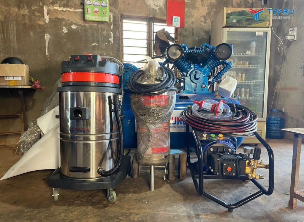 Cách Pha Dung Dịch Không Chạm Vào Bình Bọt Tuyết Inox Chuẩn Tỷ Lệ, Hiệu Quả Cao 6 Công ty Tearu chuyên cung cấp thiết bị rửa xe uy tín giao hàng và lắp đặt tận nơi